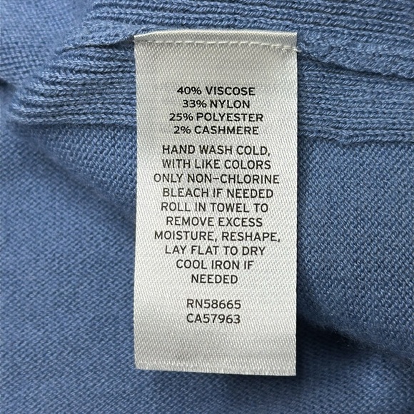 Treasure and Bond Slouchy V Neck Dropped Shoulder High Low Hem Sweater Size XL - Picture 10 of 14